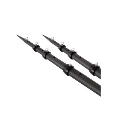 Tigress XD 3k Carbon Fiber Telescoping Outrigger Poles - 18 feet - Matte Black/ Black - Pair 88679