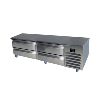U-Line UCRB572-SS61A 72" Chef Base w/ 4 Drawers - 115v, Stainless Steel