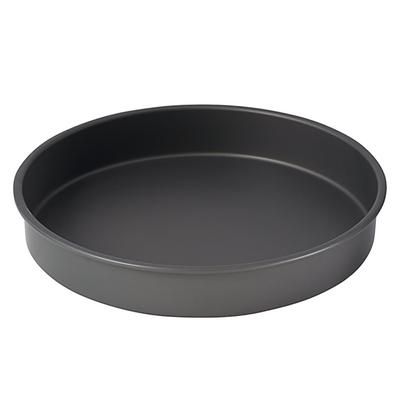 Winco HAC-122 12" Round Cake Pan, Aluminum, Gray