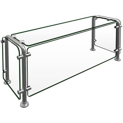 Hatco ED20-03618 Full Service Mounted Food Shield - 36" x 18" x 18", Glass/Stainless Steel, Clear, 0.38 in