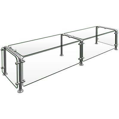 Hatco ED20-06015 Full Service Mounted Food Shield - 60" x 15" x 18", Glass/Stainless Steel, Clear, 0.38 in