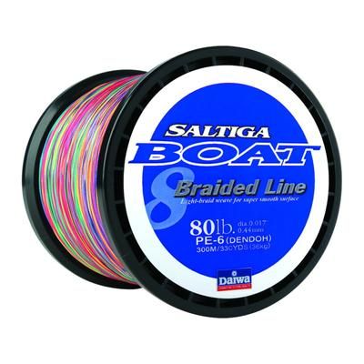 Daiwa Saltiga Boat Braided Line w/Bulk Spool 80lb 1800m Multi-Color SAB-B80LB