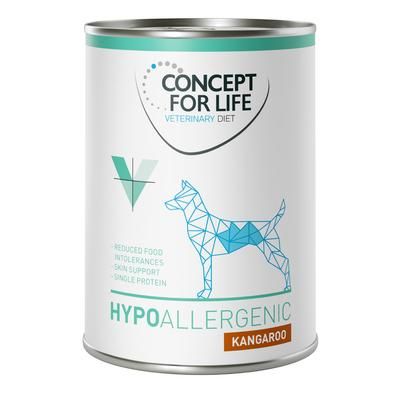 24x400g Hypoallergenic Kangeroo Concept for Life Veterinary Wet Dog Food