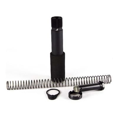 JE Machine Tech AR15 Receiver Extension Pistol Buffer Tube Combo Kit w/o Foam Black PS-BTP COMBO-NF