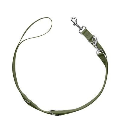 HUNTER Olive Green London Adjustable Dog Lead 200cmx15mm