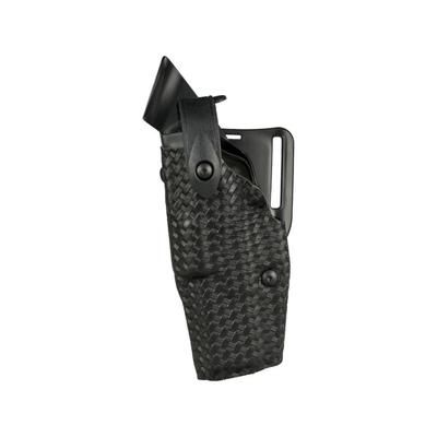 Safariland Model 6360 ALS/SLS Mid-Ride Level-III Duty Holster Glock 19/Glock 23/Glock 32 Left Hand Basketweave Black 6360-283-82