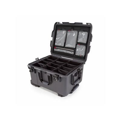 Nanuk Case 960 w/lid org. - w/divider Graphite Large 960S-060GP-0A0