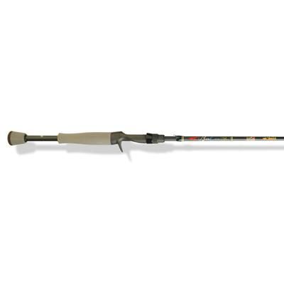 Falcon Rods Peacock Casting Rod LowRider Peacock Heavy Black 5 ft8 in LFC-58H