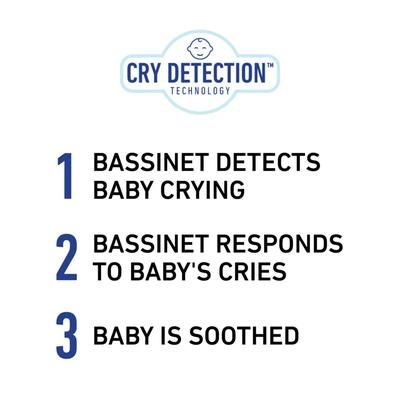 Graco Sense2Snooze Bassinet with Cry Detection Technology - Hamilton