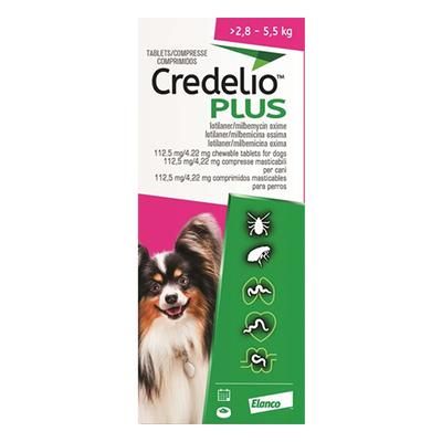 Credelio Plus For Small Dog 2.8-5.5kg (Pink) 3 Chews