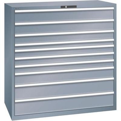 Armoire Gris 1431x725x1450 Avec 10 Tir. 200kg _ 78.868.050 - Lista