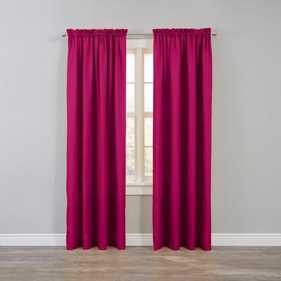 Wide Width BH Studio Microfiber Rod-Pocket Panel by BH Studio in Garnet (Size 50" W 72" L)