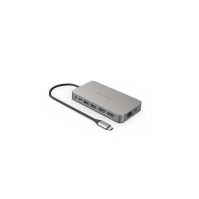 Targus DUEL HDMI 10-IN1 USB 3.2 Gen 1 (3.1 1) Type-C Acciaio inossidabile
