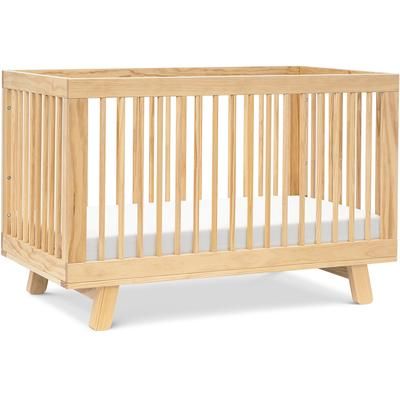 Babyletto Hudson 3-in-1 Convertible Crib with Toddler Bed Conversion Kit - Natural