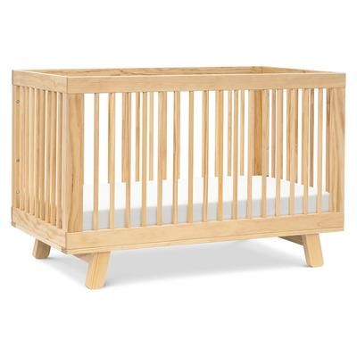Babyletto Hudson 3-in-1 Convertible Crib with Toddler Bed Conversion Kit - Natural