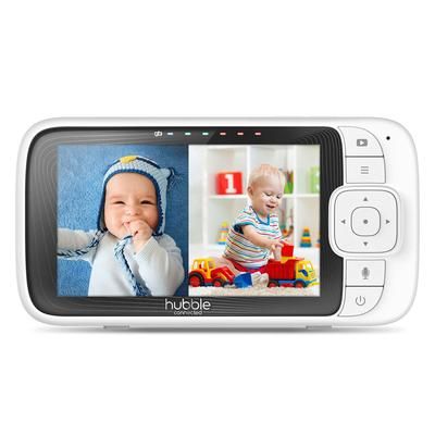 Hubble Connected Nursery Pal Cloud Twin Smart Baby Monitor with Night Light