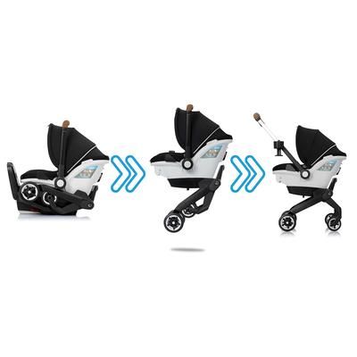 Evenflo GOLD Shyft DualRide Infant Car Seat and Stroller Combo - Opal Pink