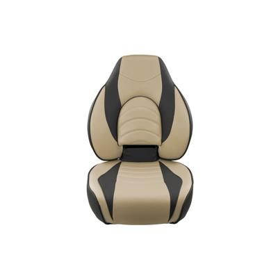 Springfield Marine Deluxe Fish Pro High Back Seat Charcoal/Tan 1041684-1