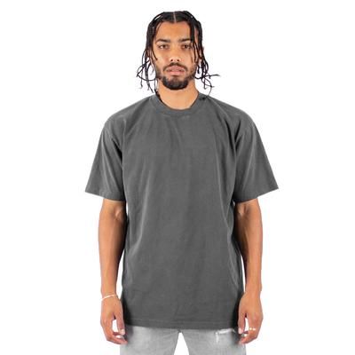 Shaka Wear SHGD Men's Garment-Dyed Crewneck T-Shirt in Shadow size 3XL | Cotton