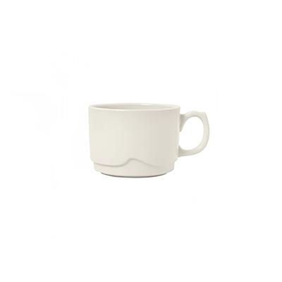 Libbey 902903005 12 oz Stackable Cup w/ Flint Body, Barista Undecorated, 24/CS, White