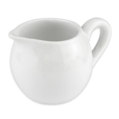 Libbey 911194034 5 1/2 oz Reflections Creamer - Porcelain, Aluma White