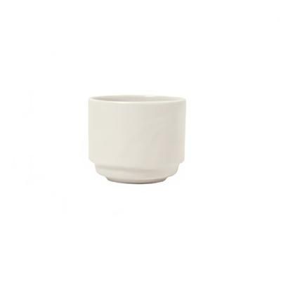 Libbey 950038551 8 oz Round Stacking Bouillon w/ Cascade Pattern & Turina Shape, Flint Body, White