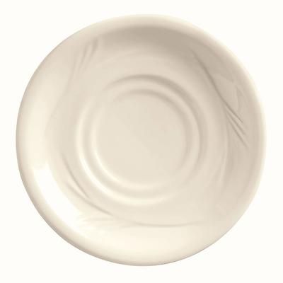 Libbey END-15 5 1/2" Round Porcelain Saucer, Endurance, White