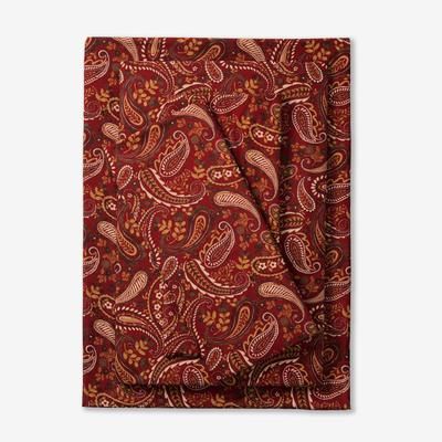 BH Studio Microfiber Printed Sheet Set by BH Studio in Garnet Paisley (Size TWIN)