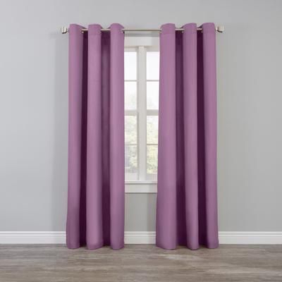 Wide Width BH Studio Microfiber Grommet Panel by BH Studio in Dusty Lavender (Size 50" W 96" L)