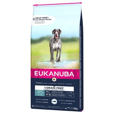 12kg Salmon Large Breed Adult Grain Free Eukanuba Dry Dog Food