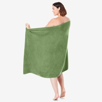 XXL Bath Sheet by BrylaneHome in Green Towel