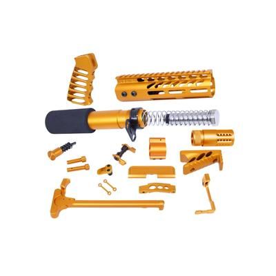 Guntec USA AR-15 Ultimate Pistol Kit Anodized Orange ULT-PK-ORANGE