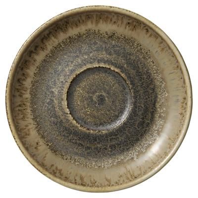 Libbey 801692141000102 5 1/2" Round Perfect Match Saucer - Porcelain, Cumin, Brown