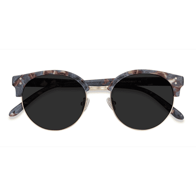 Female s browline Floral Gold Plastic, Metal Prescription sunglasses - Eyebuydirect s Samba