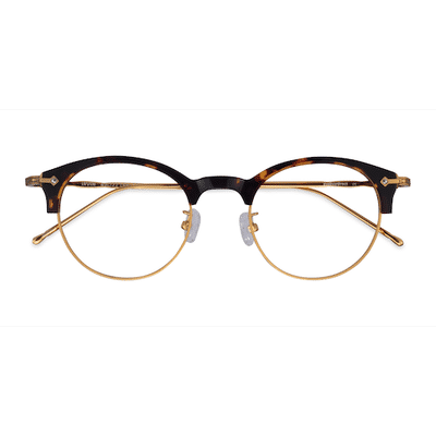 Unisex s browline Tortoise Acetate, Metal Prescription eyeglasses - Eyebuydirect s Irvin