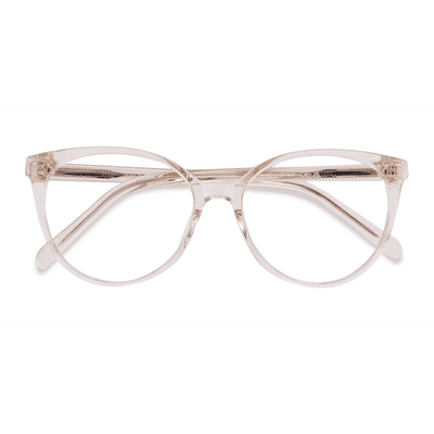 Female s horn Clear Melon Acetate Prescription eyeglasses - Eyebuydirect s Nala