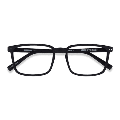 Unisex s rectangle Basalt Plastic Prescription eyeglasses - Eyebuydirect s Moringa