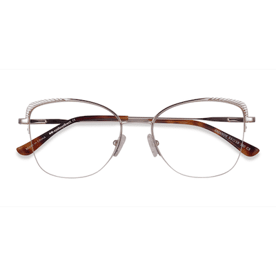 Female s horn Gold Metal Prescription eyeglasses - Eyebuydirect s Amande