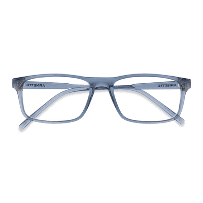 Unisex s rectangle Blue Jeans Plastic Prescription eyeglasses - Eyebuydirect s ARNETTE Dark Voyager