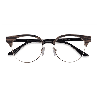 Female s browline Gold Black Acetate,Eco Friendly,Metal Prescription eyeglasses - Eyebuydirect s Wilderness