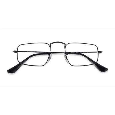 Unisex s rectangle Black Metal Prescription eyeglasses - Eyebuydirect s Ray-Ban RB3957V Julie