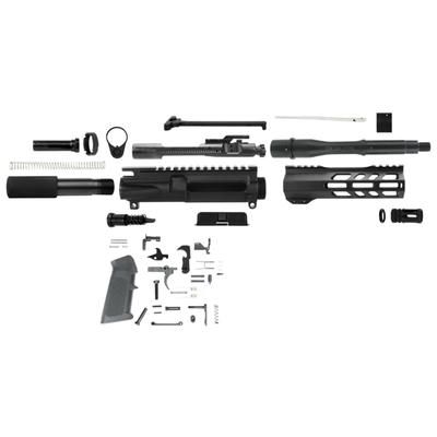 TacFire 5.56x45mm NATO AR Build Kit AR Platform 7.50in Barrel Right Black SSPK556LPK