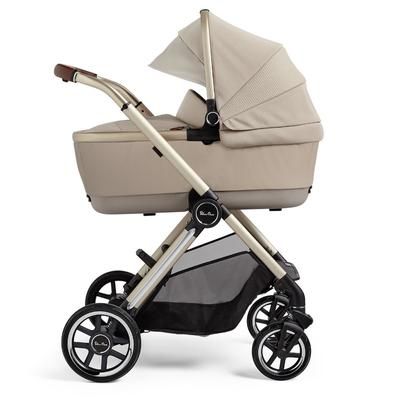 Silver Cross Reef Stroller + Folding Bassinet - Stone