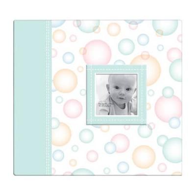 MCS 12 x 12" Baby Scrapbook (Green Bubbles) 860073