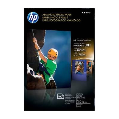 HP Advanced Inkjet Photo Paper Borderless Glossy (A6) 4x6" - 100 Sheets Q6638A