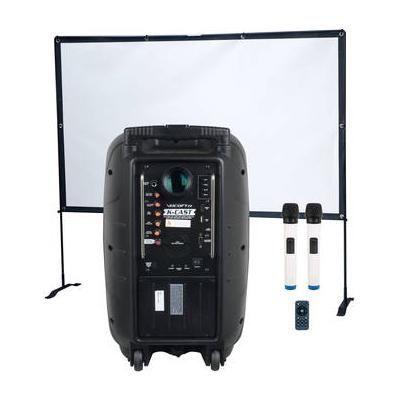 VocoPro Used K-Cast Portable Battery-Powered PA and Projector with Screen K-CAST