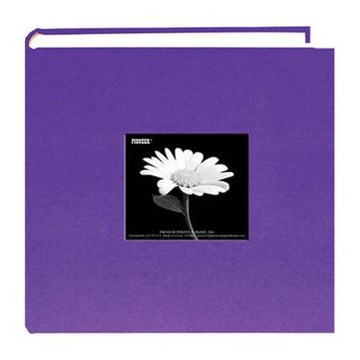 Pioneer Photo Albums DA200CBFS-GP Specialty Fabric Frame Bi-Directional Photo Album (Grape Purpl DA200CBFS-GP