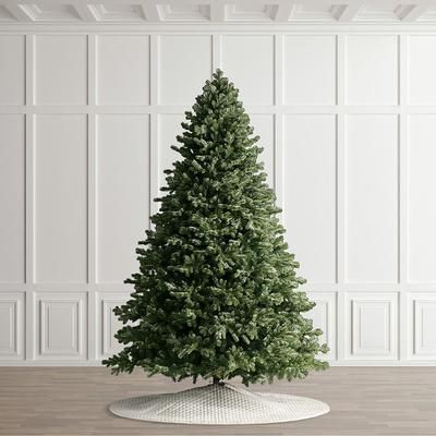9 ft. Christmas Tree - Montana Flocked Full Profile Tree - Frontgate - Artificial Christmas Tree