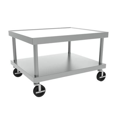 Vulcan STAND/C-24 Equipment Stand, 26 x 24" w/ Marine Edge, 5" Casters, Stainless Steel