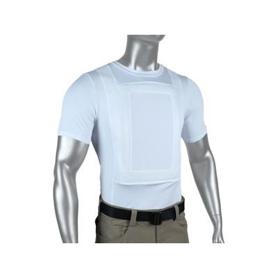 Premier Body Armor Everyday Armor T-Shirt w/ Two Level IIIA Armor Panels 7.75x12.75 inch White 4XL EAT-WHITE-4XL-SP-9099